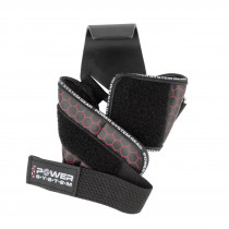 Гаки для тяги на зап'ястя Power System PS-3360 Hooks V2 Black/Red XL Гаки для тяги на зап'ястя Power System PS-3360 Hooks V2 Black/Red XL