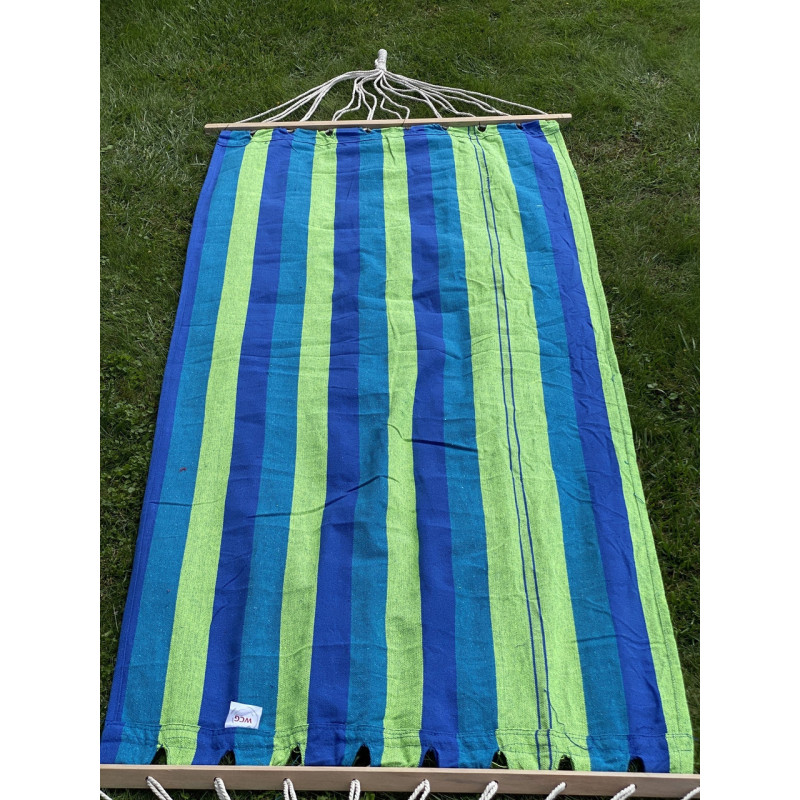 Двомісний гамак RIO XXL Зелений 200х150 з планкою WCG