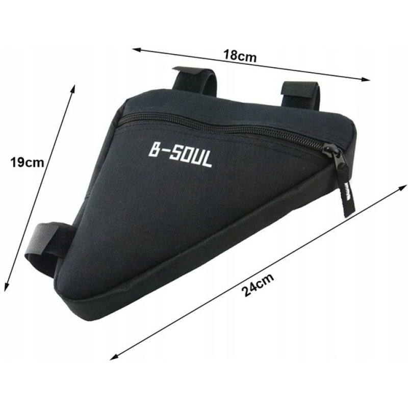 Велосипедна сумка на раму 1L B-Soul чорна