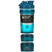 Шейкер спортивний BlenderBottle ProStak 22oz/650ml з 2-ма контейнерами Navy Шейкер спортивний BlenderBottle ProStak 22oz/650ml з 2-ма контейнерами Navy