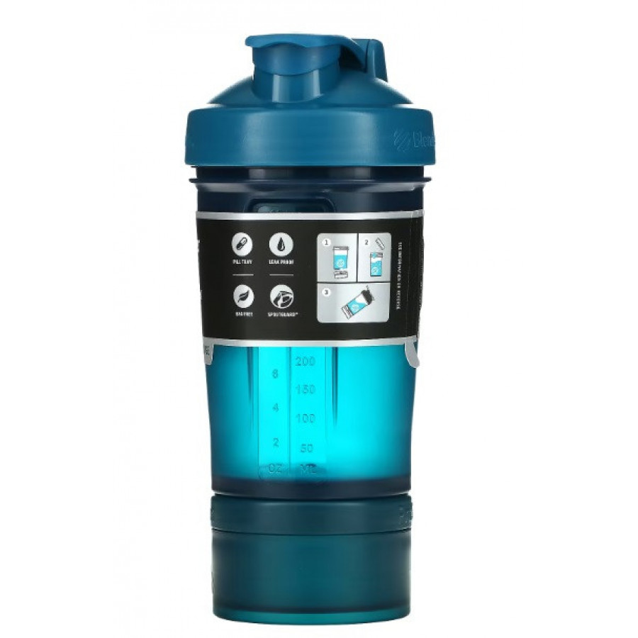 Шейкер спортивний BlenderBottle ProStak 22oz/650ml з 2-ма контейнерами Navy