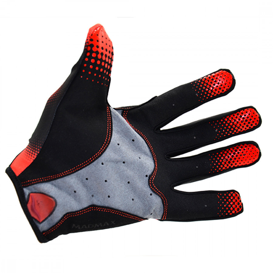 Рукавички для фітнесу MadMax MXG-101 X Gloves Black/Grey/Red XXL