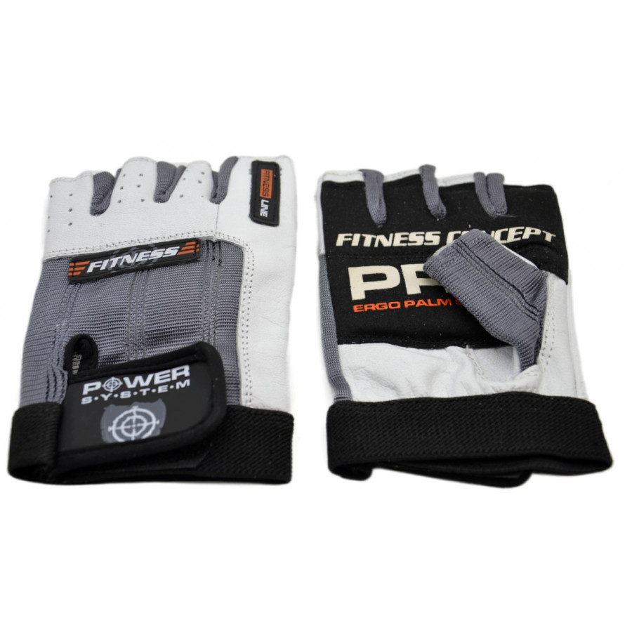 Рукавички для фітнесу Power System PS-2300 Fitness Grey/White XXL
