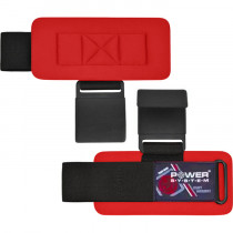Гаки для тяги на зап'ястя Power System PS-3310 Hardcore Hooks Black/Red Гаки для тяги на зап'ястя Power System PS-3310 Hardcore Hooks Black/Red