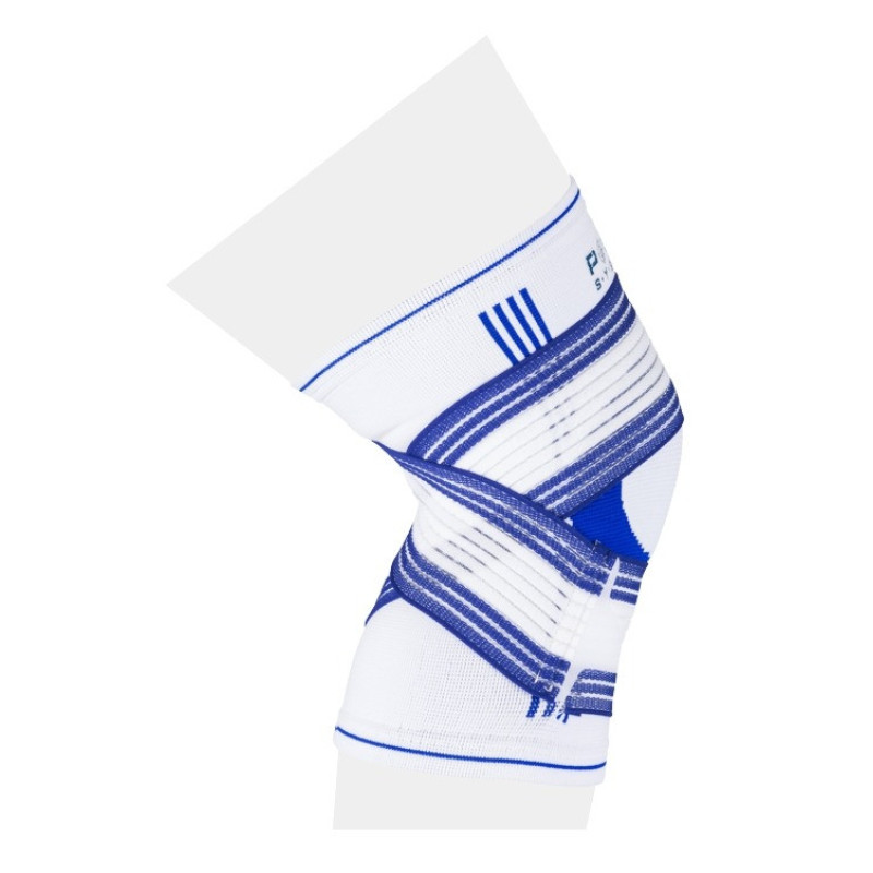 Наколінник Power System PS-6008 Knee Support Pro Blue/White (1шт.) S/M