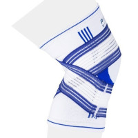Наколінник Power System PS-6008 Knee Support Pro Blue/White (1шт.) S/M