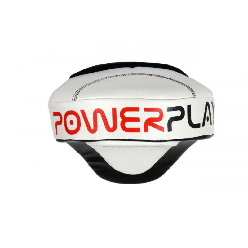 Лапы боксерские PowerPlay 3042 черно-белые PU [пара]