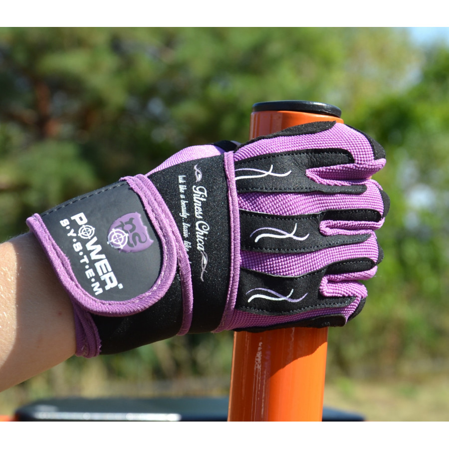 Рукавички для фітнесу Power System PS-2710 Fitness Chica жіночі Purple S