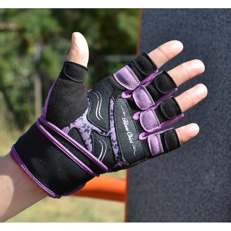 Рукавички для фітнесу Power System PS-2710 Fitness Chica жіночі Purple S