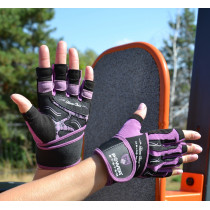 Рукавички для фітнесу Power System PS-2710 Fitness Chica жіночі Purple S Рукавички для фітнесу Power System PS-2710 Fitness Chica жіночі Purple S