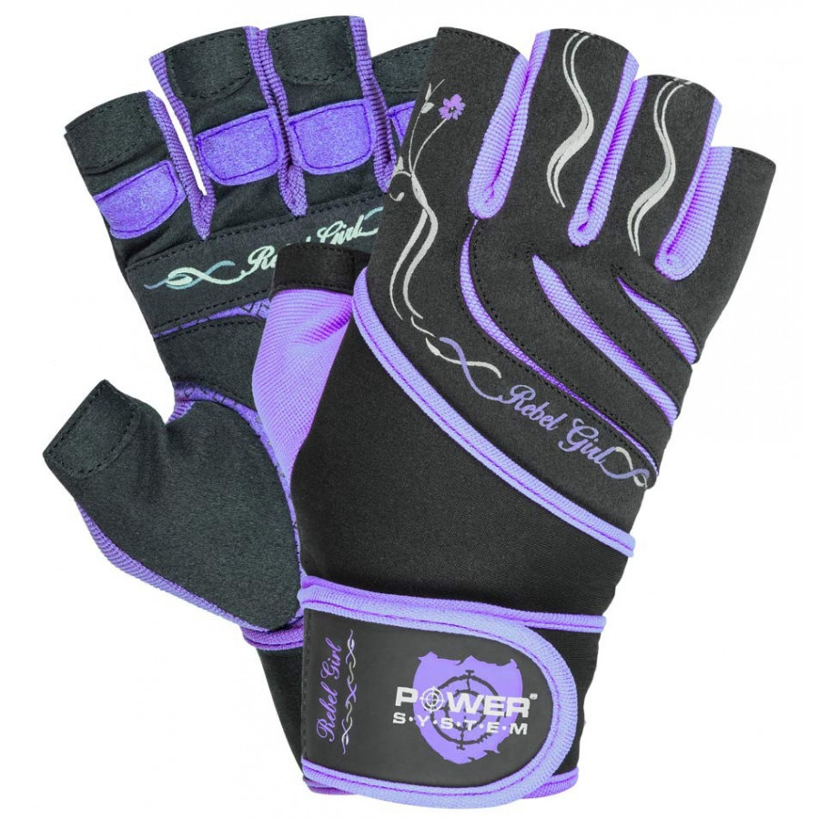 Рукавички для фітнесу Power System PS-2720 Rebel Girl жіночі Purple S