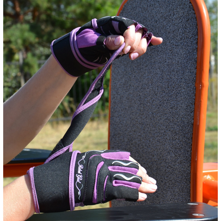 Рукавички для фітнесу Power System PS-2720 Rebel Girl жіночі Purple S