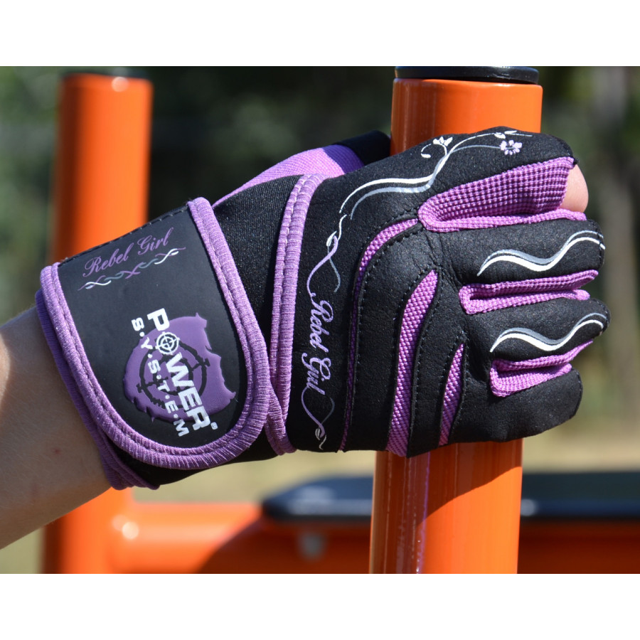 Рукавички для фітнесу Power System PS-2720 Rebel Girl жіночі Purple S