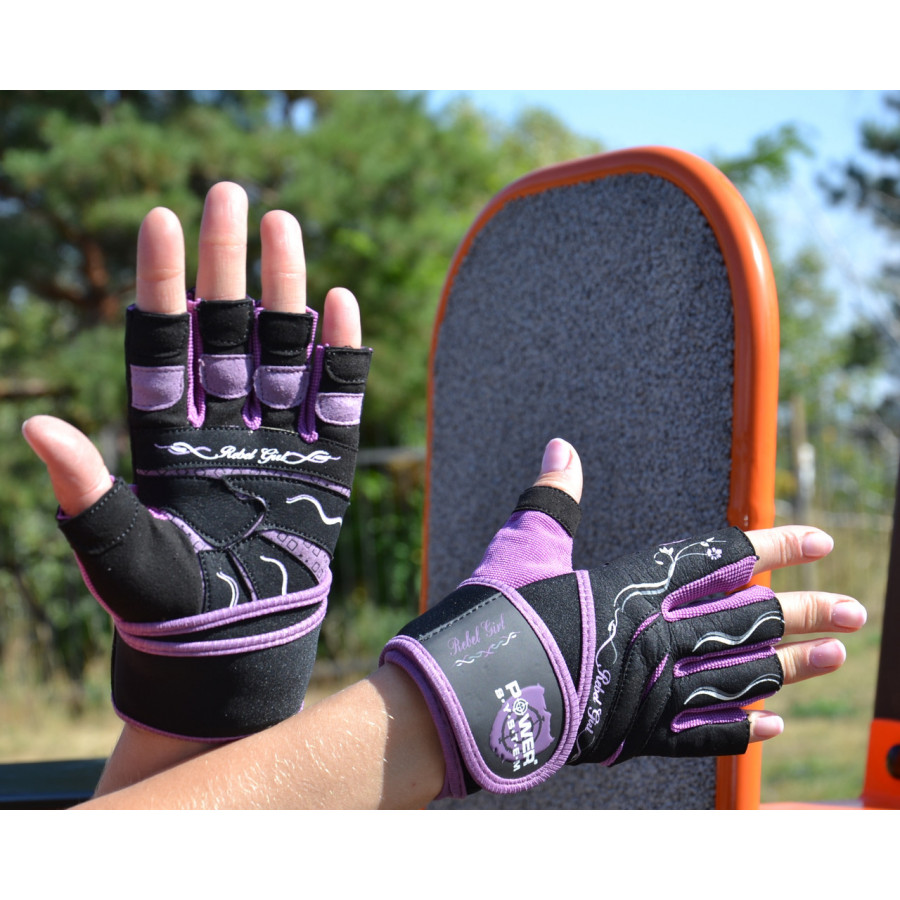 Рукавички для фітнесу Power System PS-2720 Rebel Girl жіночі Purple S