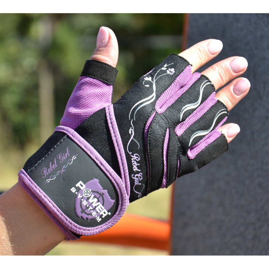 Рукавички для фітнесу Power System PS-2720 Rebel Girl жіночі Purple S