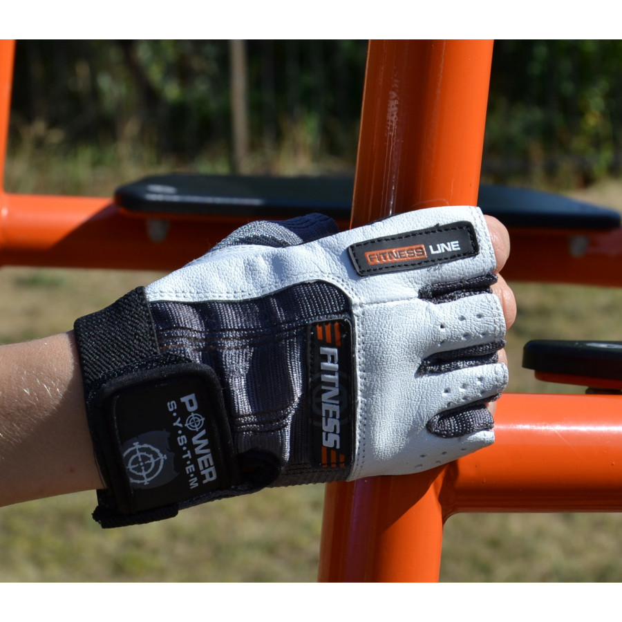 Рукавички для фітнесу Power System PS-2300 Fitness Grey/White XXL