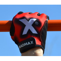 Рукавички для фітнесу MadMax MXG-101 X Gloves Black/Grey/Red XXL Рукавички для фітнесу MadMax MXG-101 X Gloves Black/Grey/Red XXL