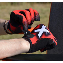 Рукавички для фітнесу MadMax MXG-101 X Gloves Black/Grey/Red XXL Рукавички для фітнесу MadMax MXG-101 X Gloves Black/Grey/Red XXL
