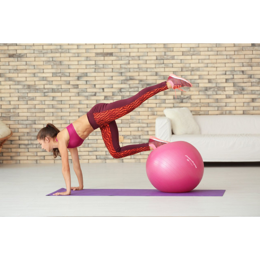 М'яч для фітнесу (фітбол) Power System PS-4012 Ø65 cm PRO Gymball Pink