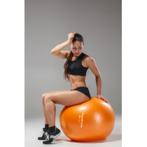 М'яч для фітнесу (фітбол) Power System PS-4013 Ø75 cm PRO Gymball Orange М'яч для фітнесу (фітбол) Power System PS-4013 Ø75 cm PRO Gymball Orange