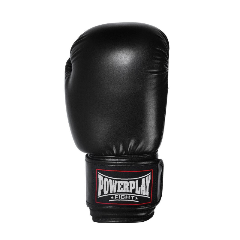 Боксерські рукавиці PowerPlay 3004 Classic Чорні 18 унцій
