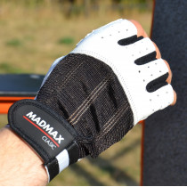 Рукавички для фітнесу MadMax MFG-248 Clasic White XL Рукавички для фітнесу MadMax MFG-248 Clasic White XL