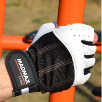Рукавички для фітнесу MadMax MFG-248 Clasic White XL Рукавички для фітнесу MadMax MFG-248 Clasic White XL
