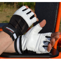 Рукавички для фітнесу MadMax MFG-248 Clasic White XL Рукавички для фітнесу MadMax MFG-248 Clasic White XL