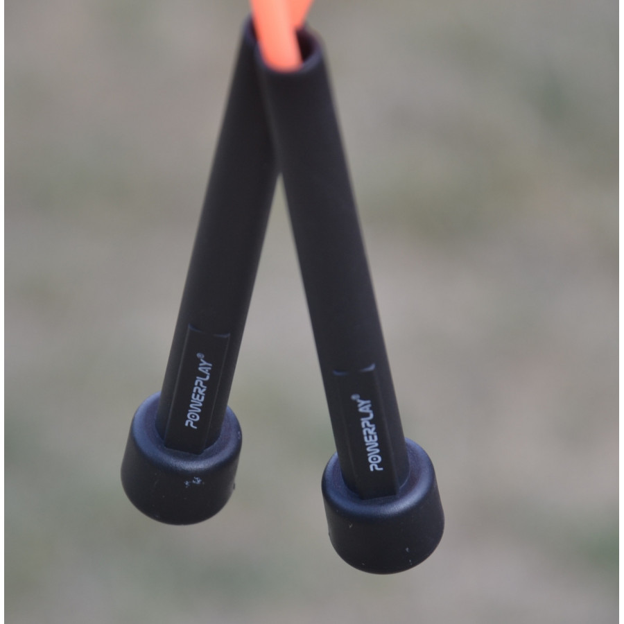 Скакалка PowerPlay 4201 Basic Jump Rope Помаранчева (2,8m.)