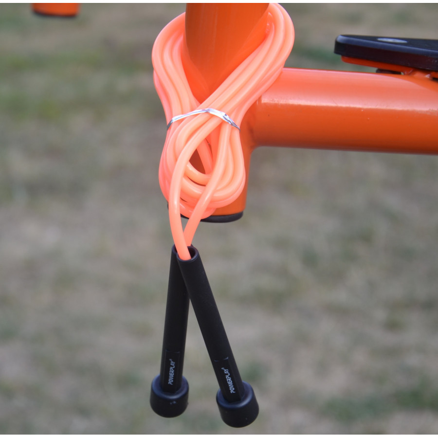 Скакалка PowerPlay 4201 Basic Jump Rope Помаранчева (2,8m.)