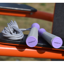Скакалка PowerPlay 4206 Jump Rope PRO+ Сіро-фіолетова (2,75m.) Скакалка PowerPlay 4206 Jump Rope PRO+ Сіро-фіолетова (2,75m.)