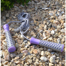 Скакалка PowerPlay 4206 Jump Rope PRO+ Сіро-фіолетова (2,75m.) Скакалка PowerPlay 4206 Jump Rope PRO+ Сіро-фіолетова (2,75m.)