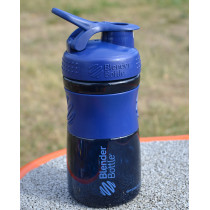 Шейкер спортивний (пляшка) BlenderBottle SportMixer Flip 20oz/590ml Navy Шейкер спортивний (пляшка) BlenderBottle SportMixer Flip 20oz/590ml Navy