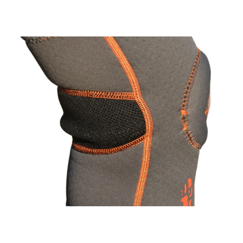 Наколінник MadMax MFA-297 Knee Support with Patella Stabilizer Dark Grey/Orange L