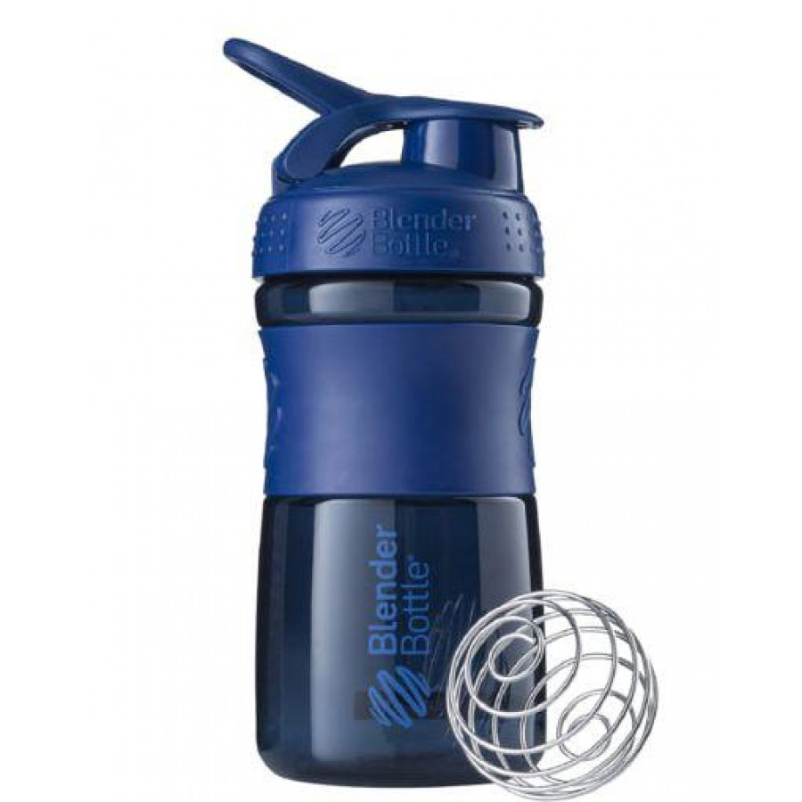 Шейкер спортивний (пляшка) BlenderBottle SportMixer Flip 20oz/590ml Navy