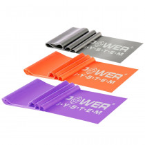 Стрічка-еспандер для спорту та реабілітації Power System PS-4007 Resistance Band Set 3шт. Стрічка-еспандер для спорту та реабілітації Power System PS-4007 Resistance Band Set 3шт.