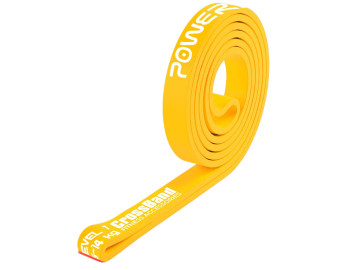 Еспандер-петля (гумка для фітнесу і кроссфіту) PowerPlay 4115 Power Band Light Жовта (1-7kg)