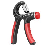 Еспандер кистьовий Power System PS-4021 з регульованим навантаженням 10-40 кг, Power Hand Grip Black, Чорно-червоний