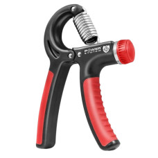 Эспандер кистевой Power System PS-4021 с регулируемой нагрузкой 10-40 кг, Power Hand Grip Black, Черно-красный