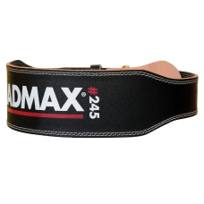 Пояс для важкої атлетики MadMax MFB-245 Full leather шкіряний Black M
