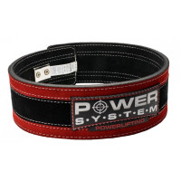 Пояс для важкої атлетики Power System Stronglift PS-3840 Black/Red L/XL