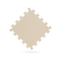 Мат-пазл дитячий килимок-пазл WCG EVA 30х30х1см кремовий