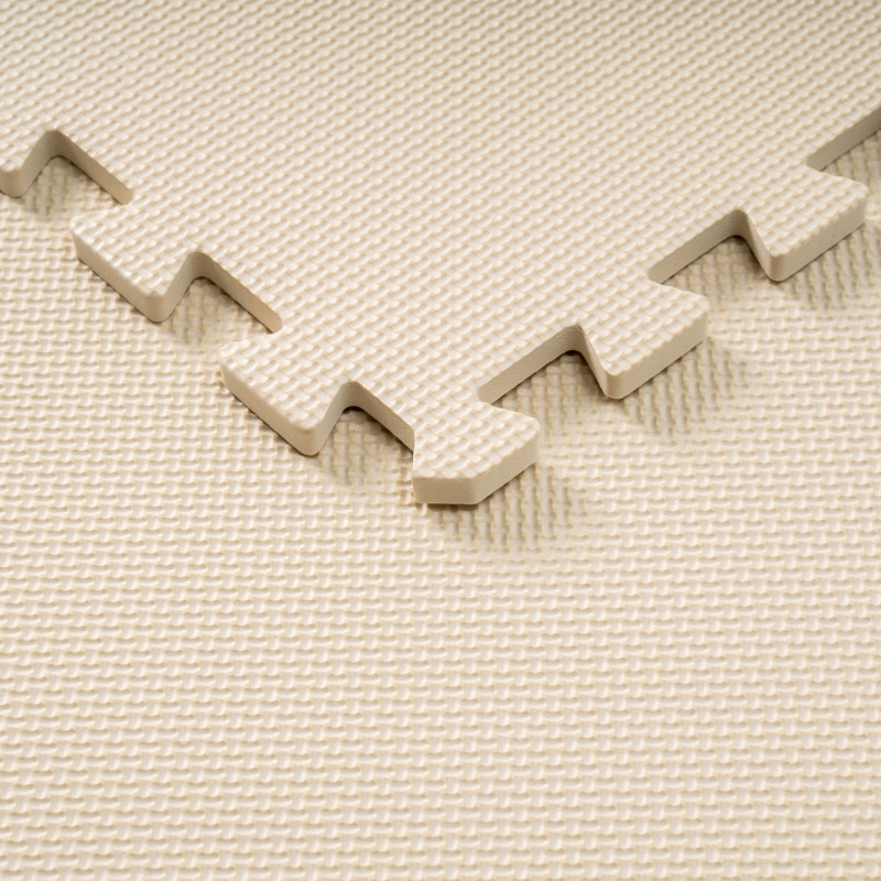 Мат-пазл дитячий килимок-пазл WCG EVA 30х30х1см кремовий