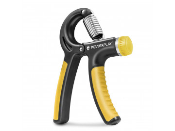 Еспандер кистьовий PowerPlay PP-4323 з регульованим навантаженням 10-40 кг. Strength Grip Чорно-жовтий