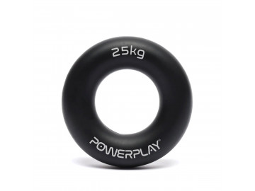 Еспандер кистьовий силіконовий PowerPlay PP-4324 Hand Grip Ring Hard 25 кг. Чорний