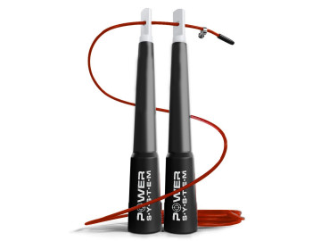 Скакалка швидкісна Power System PS-4033 Crossfit Jump Rope Red (2,8m.)