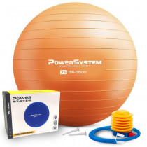М'яч для фітнесу (фітбол) Power System PS-4013 Ø75 cm PRO Gymball Orange М'яч для фітнесу (фітбол) Power System PS-4013 Ø75 cm PRO Gymball Orange