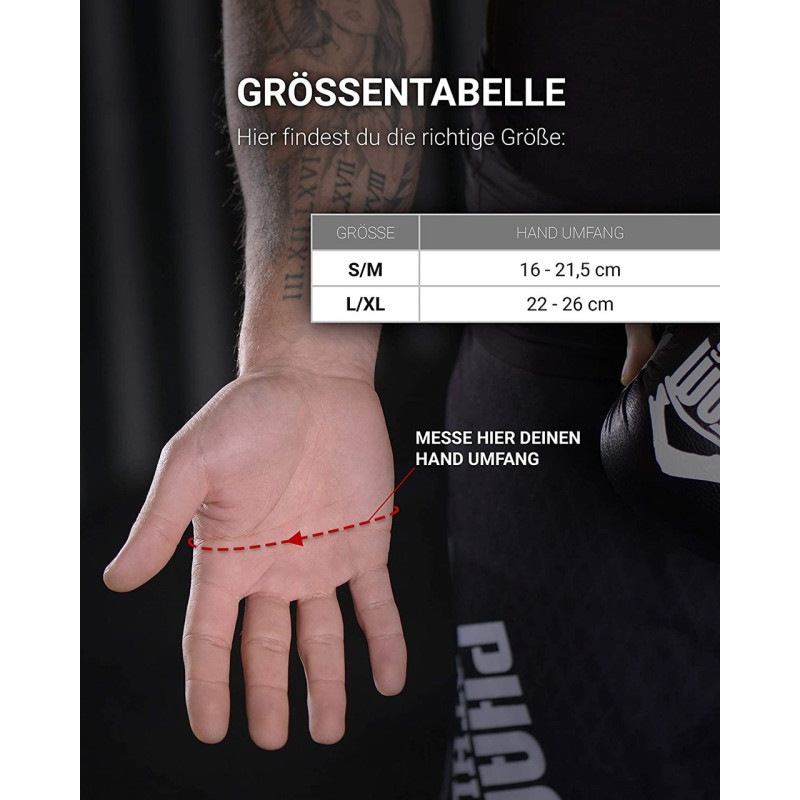 Перчатки для ММА Phantom RIOT черные S/M (кепка в подарок)