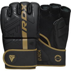 Перчатки для ММА RDX F6 KARA Matte Golden L