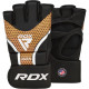 Рукавиці для ММА RDX AURA PLUS T-17 Black Golden L